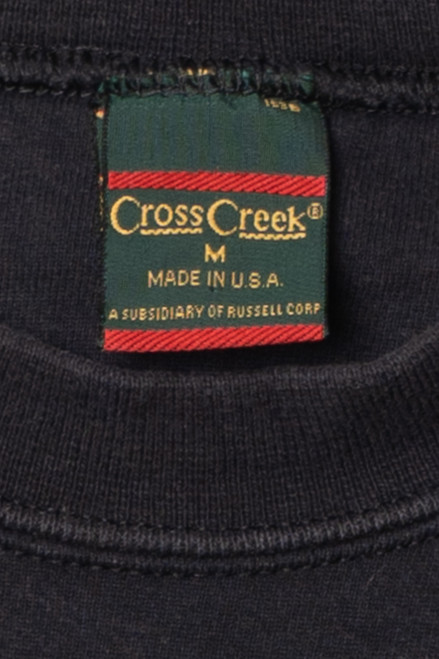 Vintage Gold Embroidered Golf Putters Sweatshirt