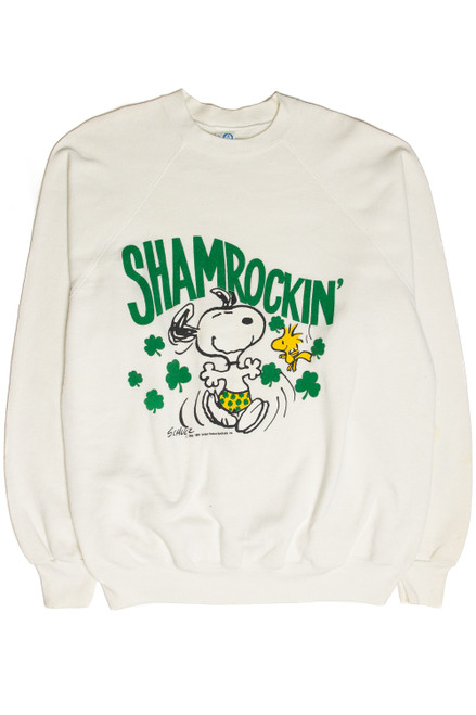Vintage Snoopy Shamrockin' Sweatshirt (1980s)