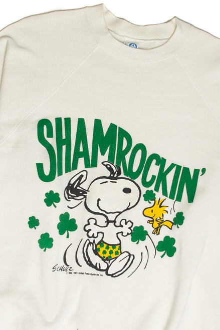 Vintage Snoopy Shamrockin' Sweatshirt (1980s)