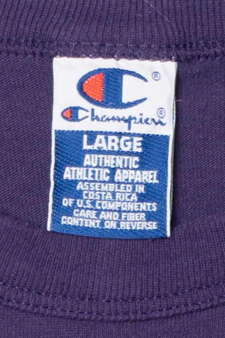 Champion Purple Long Sleeve T-Shirt