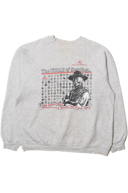 Vintage "The World Of Scouting" Lord Baden-Powell Sweatshirt