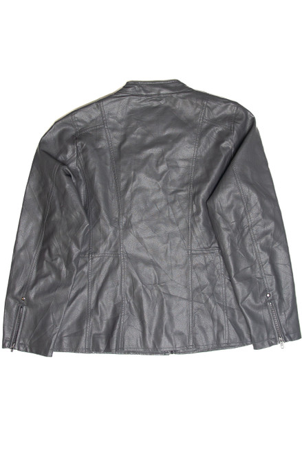 Roz & Ali Pleather Jacket