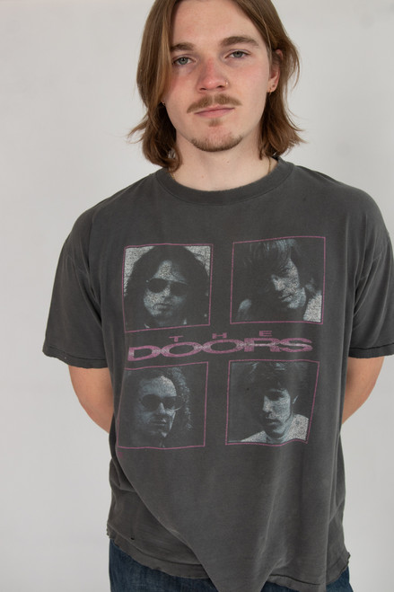 Rare Vintage Distressed The Doors T-Shirt (1992)