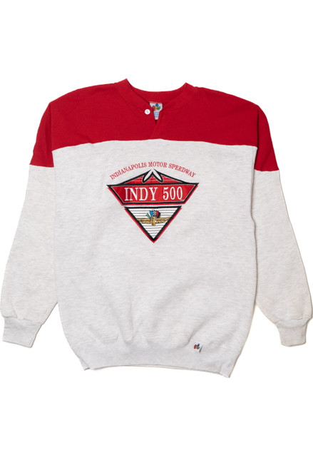 Vintage "Indy 500" "Indianapolis Motor Speedway" Embroidered Sweatshirt