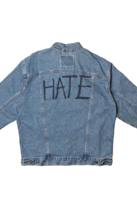 Vintage Levi's "HATE" Denim Jacket