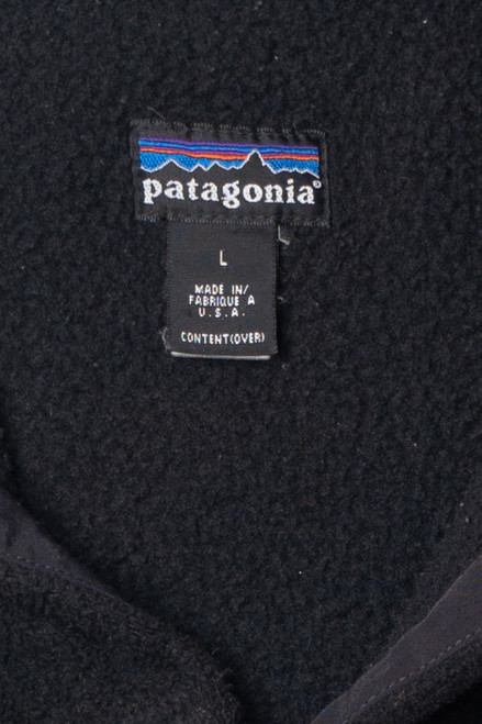 Vintage Patagonia Black Fleece Chore Coat