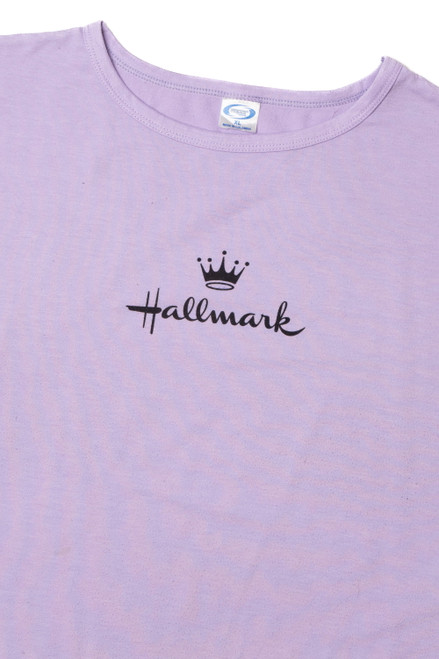 Vintage "Hallmark" Logo Lavender Baby Tee