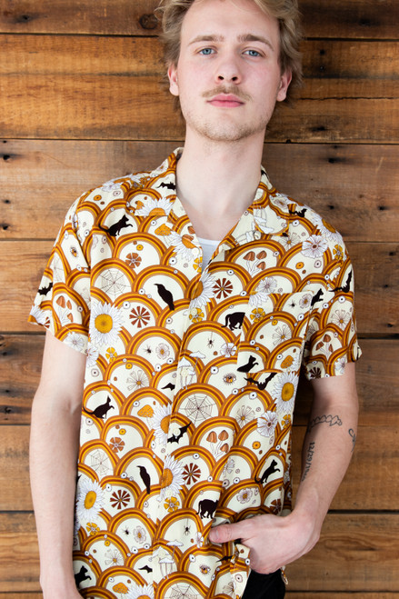 Spooky Garden Button Up Shirt