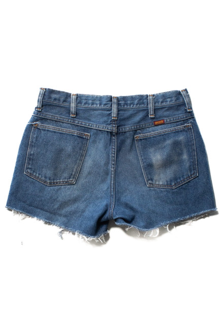 Vintage Distressed Rustler Cut Off Denim Shorts (sz. 34)