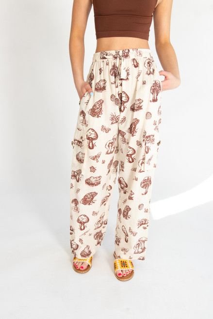 Forest Glen Printed Cargo Pants