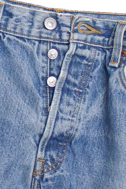 Vintage Levi's 501 Button Fly Cutoff Denim Shorts 1389