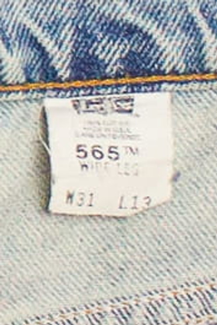 Levi's 565 Orange Tab Cut Off Denim Shorts 1390