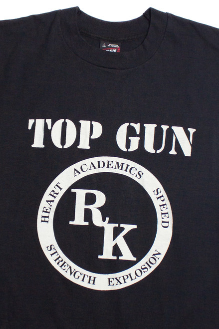 Vintage "Top Gun Academics" "No Excuses" Quote Sleeveless T-Shirt