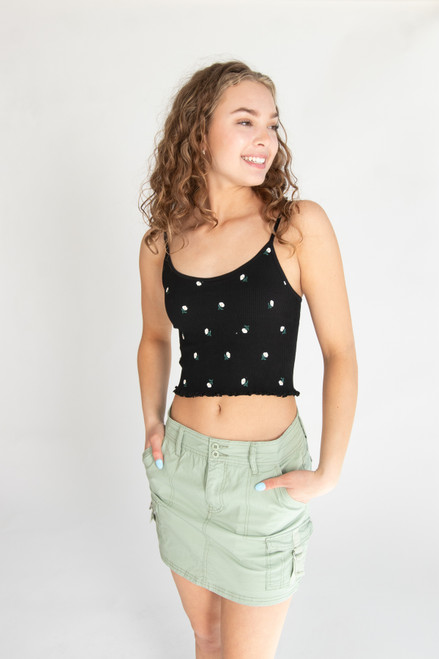 Cargo Pocket Mini Skirt