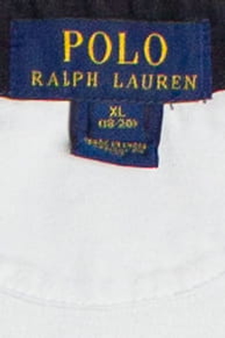 Vintage Polo By Ralph Lauren Downhill Ski Patch Long Sleeve Polo Shirt