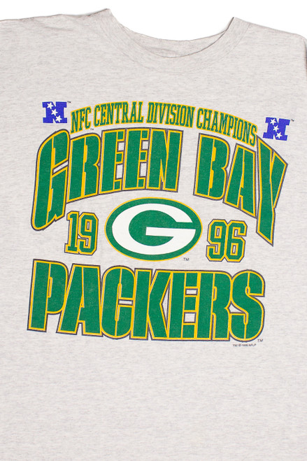 Vintage 1996 Green Bay Packers NFC Central Division Champions T-Shirt