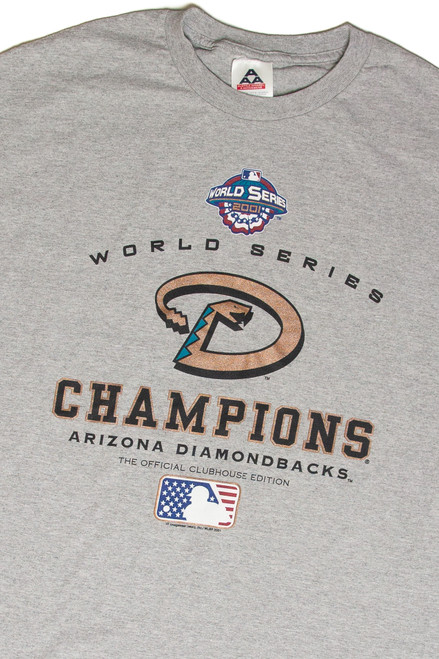 Vintage Arizona Diamondbacks World Series Champions T-Shirt (2001)