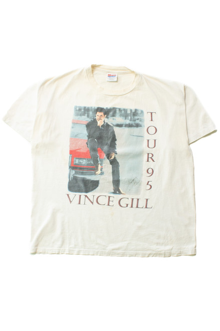 Vintage Autographed Vince Gill T-Shirt (1995)