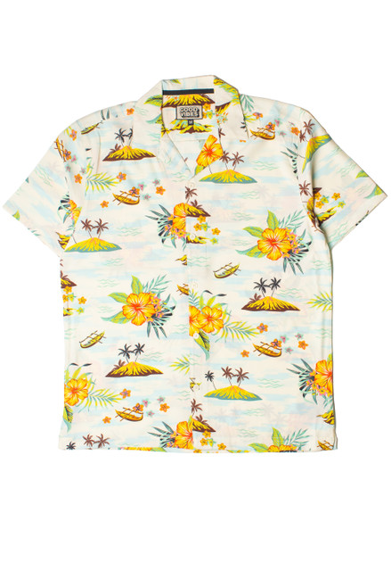 Hibiscus Oasis Hawaiian Shirt