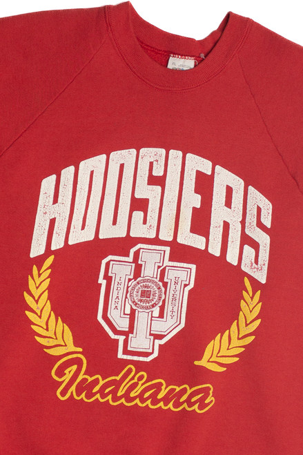 Vintage "Hoosiers Indiana" Indiana University Raglan Sweatshirt