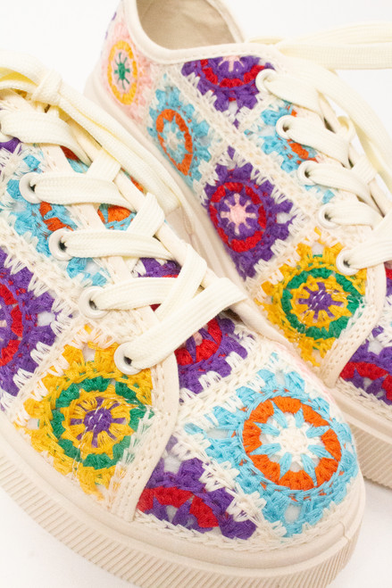 Crochet Platform Sneaker