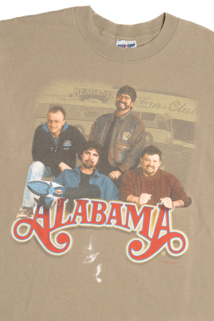 Vintage Alabama Band T-Shirt 10601