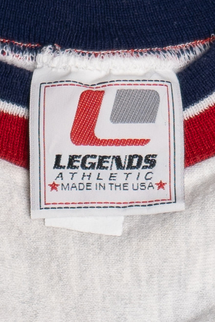 Vintage "America" Spellout Letter Patch Sweatshirt