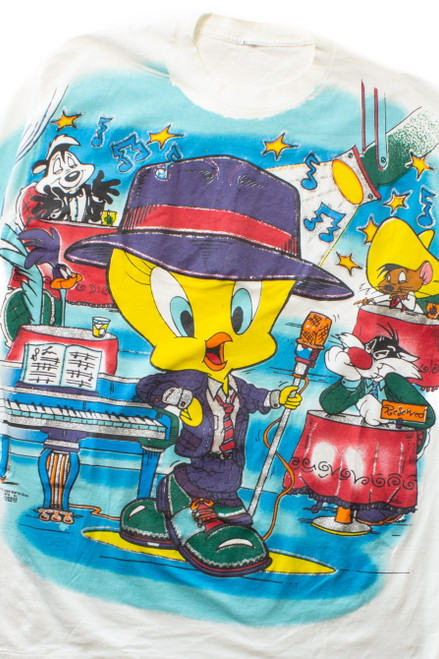 Vintage Tweety Bird Lounge Singer T-Shirt (1995)