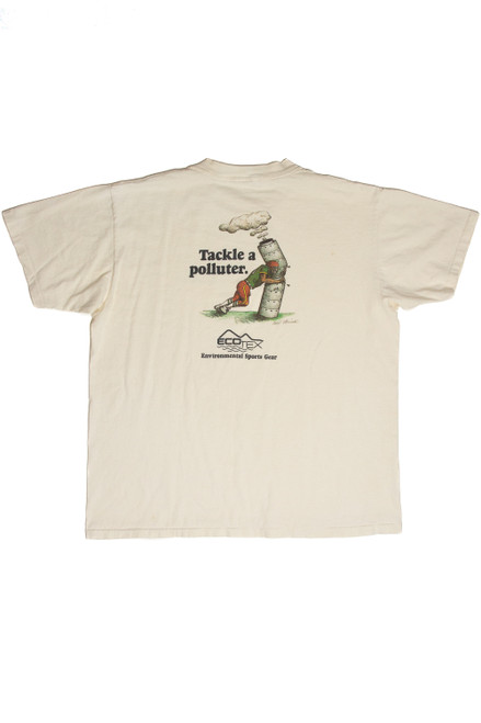 Vintage Eco Tex "Tackle A Polluter" T-Shirt