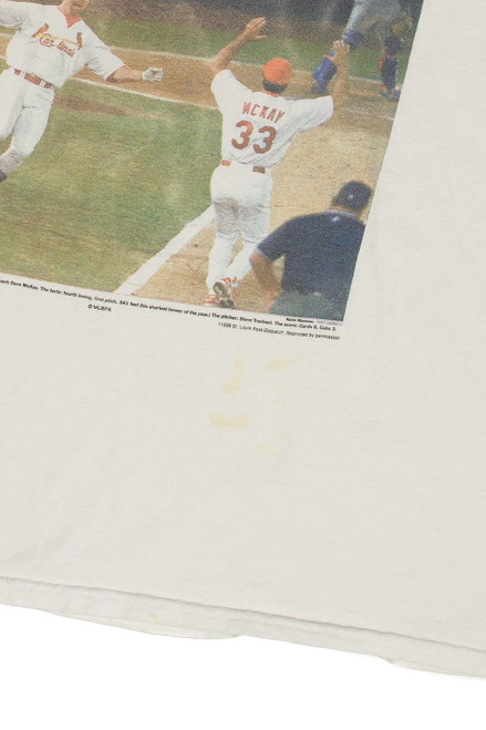 Vintage Mark McGwire Home Run Record T-Shirt (1998)