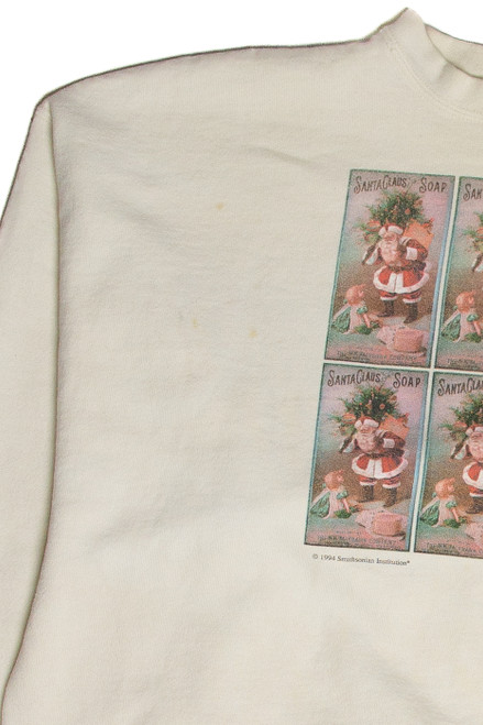 Vintage Smithsonian Santa Claus Soap Sweatshirt (1994)