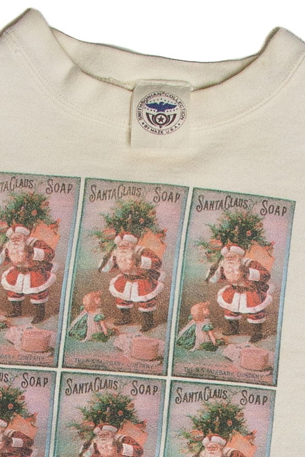 Vintage Smithsonian Santa Claus Soap Sweatshirt (1994)