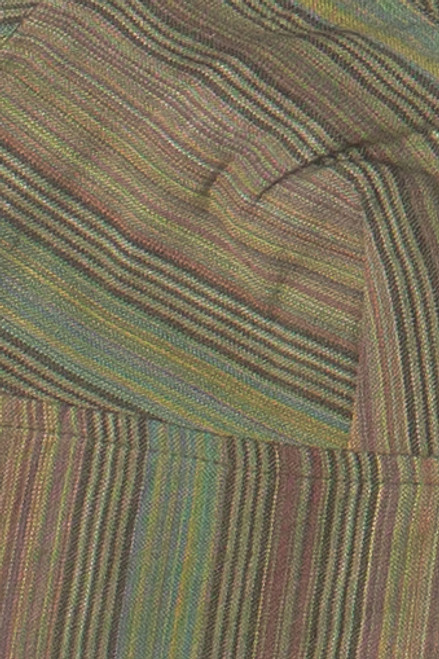 Striped Tie Back Halter  Crop Top