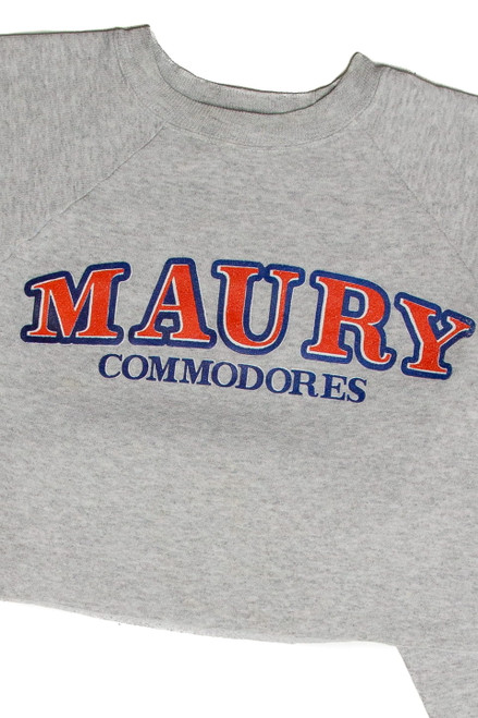 Vintage Maury Commodores Cropped Sweatshirt