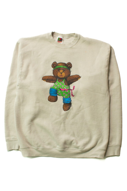 Vintage Aerobics Bear Sweatshirt (1990s)