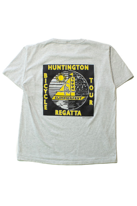 Vintage Huntington Bicycle Tour T-Shirt (1990s)