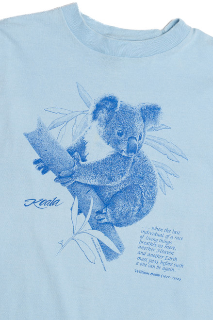 Vintage Koala Endangered Species Quote Long Sleeve T-Shirt