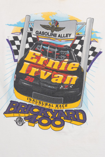 Vintage Ernie Irvan "Brickyard 400" Racing T-Shirt