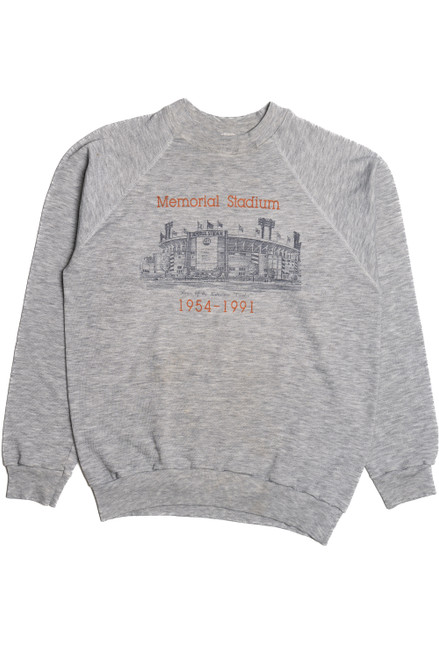 Vintage "Memorial Stadium 1954-1991" Baltimore Sweatshirt