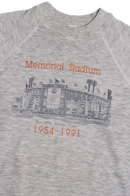 Vintage "Memorial Stadium 1954-1991" Baltimore Sweatshirt