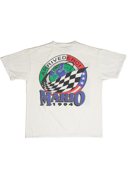 Vintage Mario Andretti Arrivederci T-Shirt (1994)