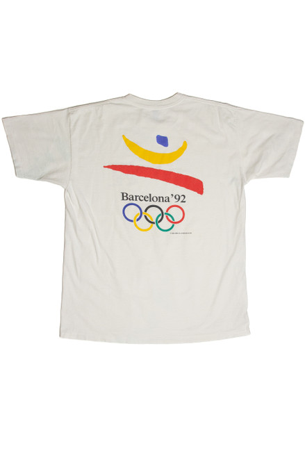 Vintage "No Pain No Spain" Team U.S.A. Barcelona Olympics T-Shirt (1992)