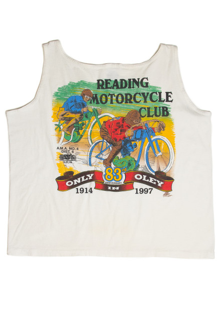 Vintage Reading Motorcycle Club 83rd Anniversary Tank Top (1997)