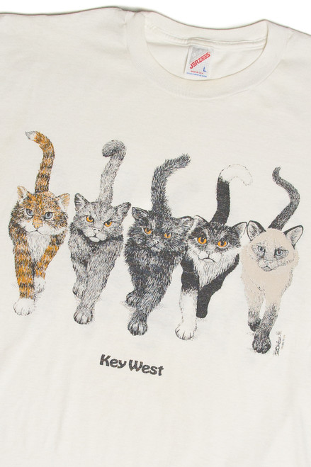 Vintage Key West Cat T-Shirt
