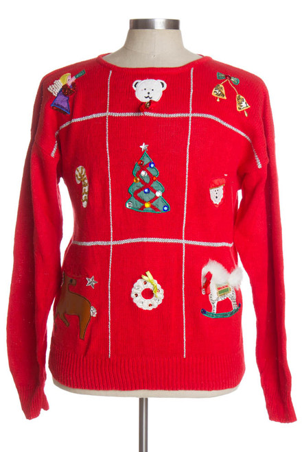 Red Ugly Christmas Pullover 41046