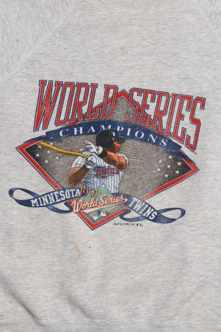 Vintage 1991 World Series Champions Minnesota Twins MLB Sweatshirt