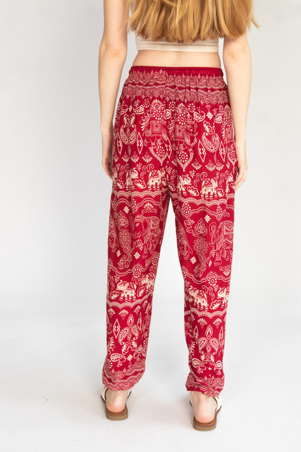 Elephant Drawstring Pants