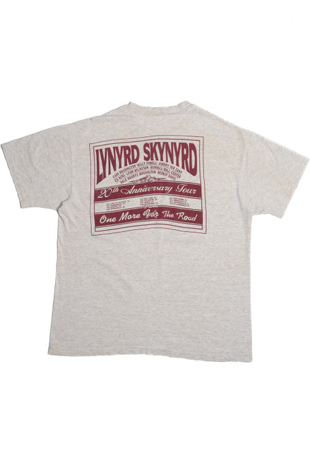Vintage Distressed 1990's Lynyrd Skynyrd "One More From The Road" Anniversary Tour T-Shirt