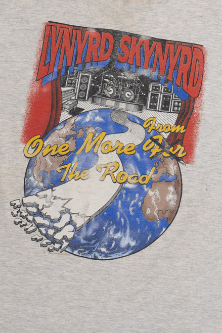Vintage Distressed 1990's Lynyrd Skynyrd "One More From The Road" Anniversary Tour T-Shirt