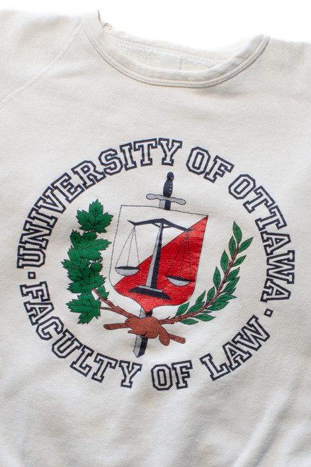 Vintage Ottawa Faculty of Law Sweatshirt (1990s)
